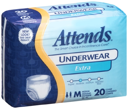 Attends Pull On Moderate Absorb Underwear - Medium | Incontinence | BEK ...